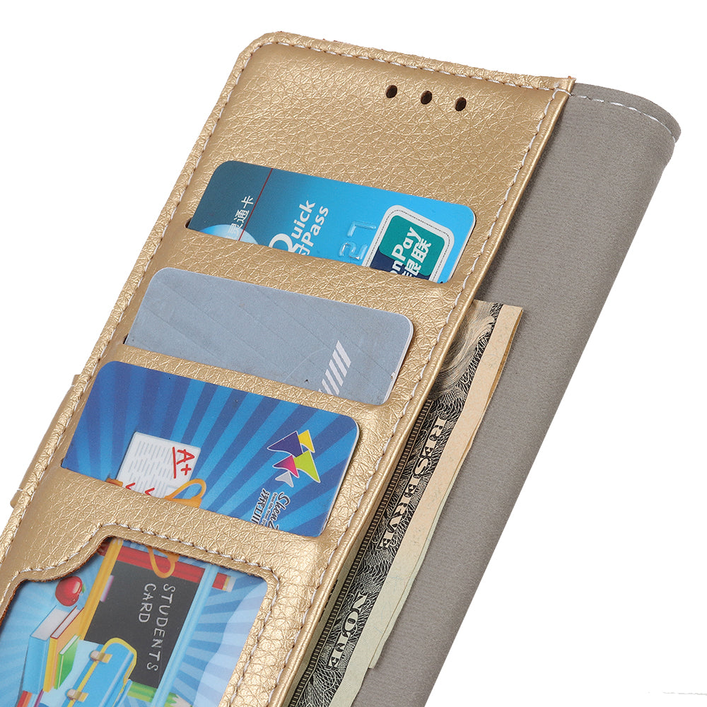 Litchi Surface PU Leather with Wallet Cover for Samsung Galaxy S20 FE/S20 Fan Edition/S20 FE 5G/S20 Fan Edition 5G/S20 Lite/S20 Lite - Gold