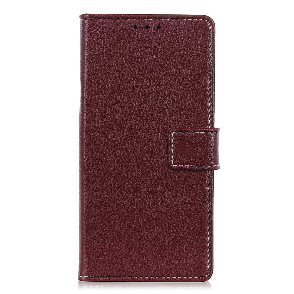 Litchi Surface PU Leather with Wallet Cover for Samsung Galaxy S20 FE/S20 Fan Edition/S20 FE 5G/S20 Fan Edition 5G/S20 Lite/S20 Lite - Brown