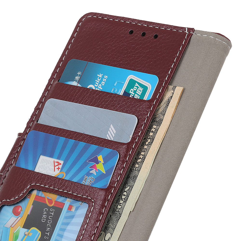 Litchi Surface PU Leather with Wallet Cover for Samsung Galaxy S20 FE/S20 Fan Edition/S20 FE 5G/S20 Fan Edition 5G/S20 Lite/S20 Lite - Brown