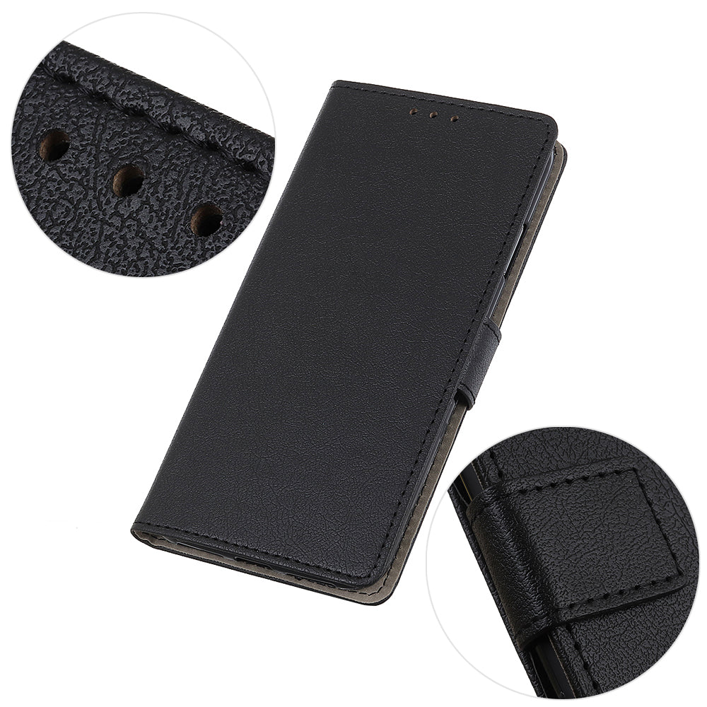 PU Leather Wallet Stand Cell Phone Shell for Samsung Galaxy S20 FE/S20 Fan Edition/S20 FE 5G/S20 Fan Edition 5G/S20 Lite/S20 Lite - Black