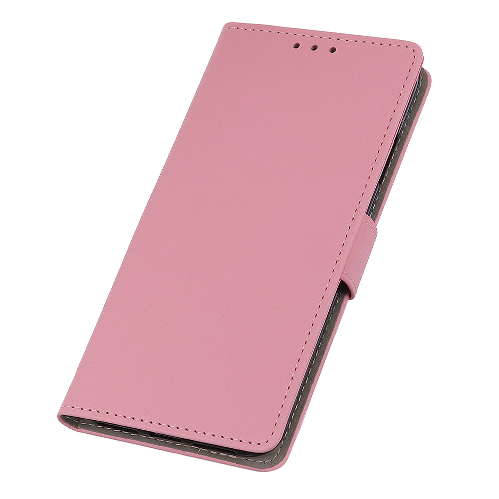 PU Leather Wallet Stand Cell Phone Shell for Samsung Galaxy S20 FE/S20 Fan Edition/S20 FE 5G/S20 Fan Edition 5G/S20 Lite/S20 Lite - Pink