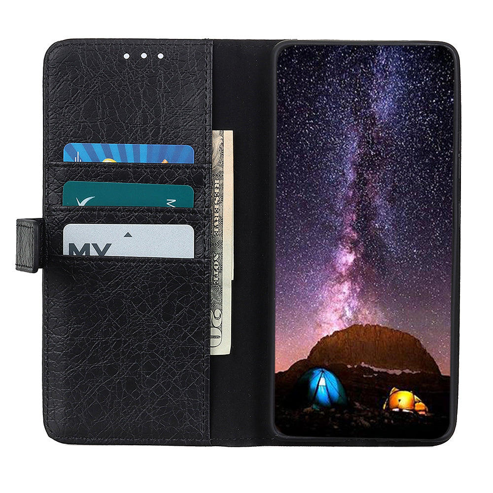 Rhino Skin with Wallet Stand PU Leather Shell for Samsung Galaxy S20 FE/S20 Fan Edition/S20 FE 5G/S20 Fan Edition 5G/S20 Lite/S20 Lite - Black