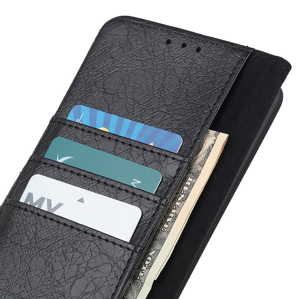 Rhino Skin with Wallet Stand PU Leather Shell for Samsung Galaxy S20 FE/S20 Fan Edition/S20 FE 5G/S20 Fan Edition 5G/S20 Lite/S20 Lite - Black