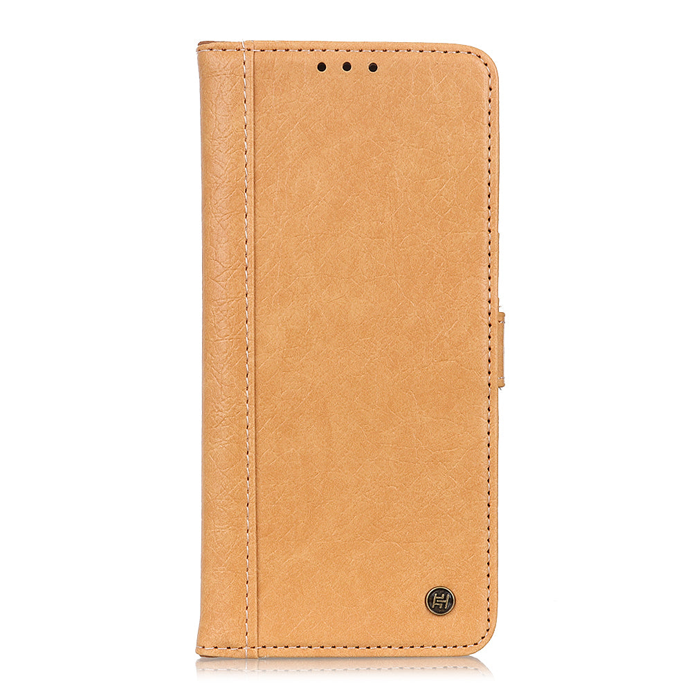 Rhino Skin with Wallet Stand PU Leather Shell for Samsung Galaxy S20 FE/S20 Fan Edition/S20 FE 5G/S20 Fan Edition 5G/S20 Lite/S20 Lite - Brown