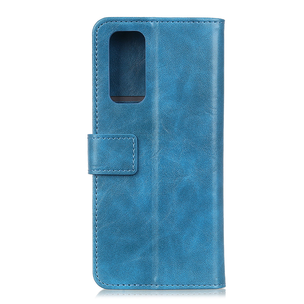 PU Leather with Wallet Cell Phone Case for Samsung Galaxy S20 FE/S20 Fan Edition/S20 FE 5G/S20 Fan Edition 5G/S20 Lite/S20 Lite - Blue