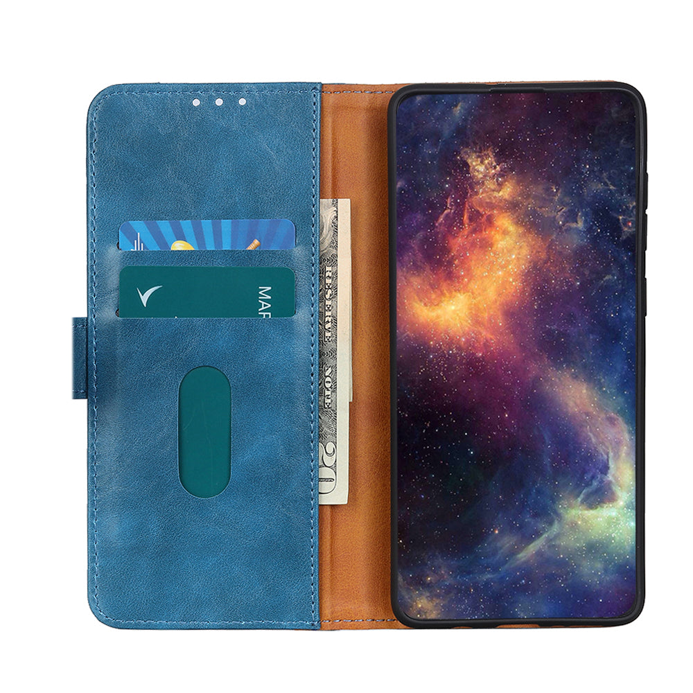 PU Leather with Wallet Cell Phone Case for Samsung Galaxy S20 FE/S20 Fan Edition/S20 FE 5G/S20 Fan Edition 5G/S20 Lite/S20 Lite - Blue