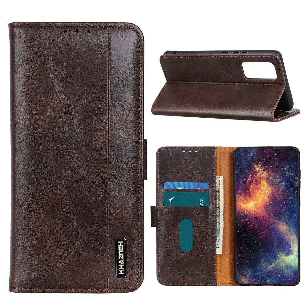 PU Leather with Wallet Cell Phone Case for Samsung Galaxy S20 FE/S20 Fan Edition/S20 FE 5G/S20 Fan Edition 5G/S20 Lite/S20 Lite - Coffee