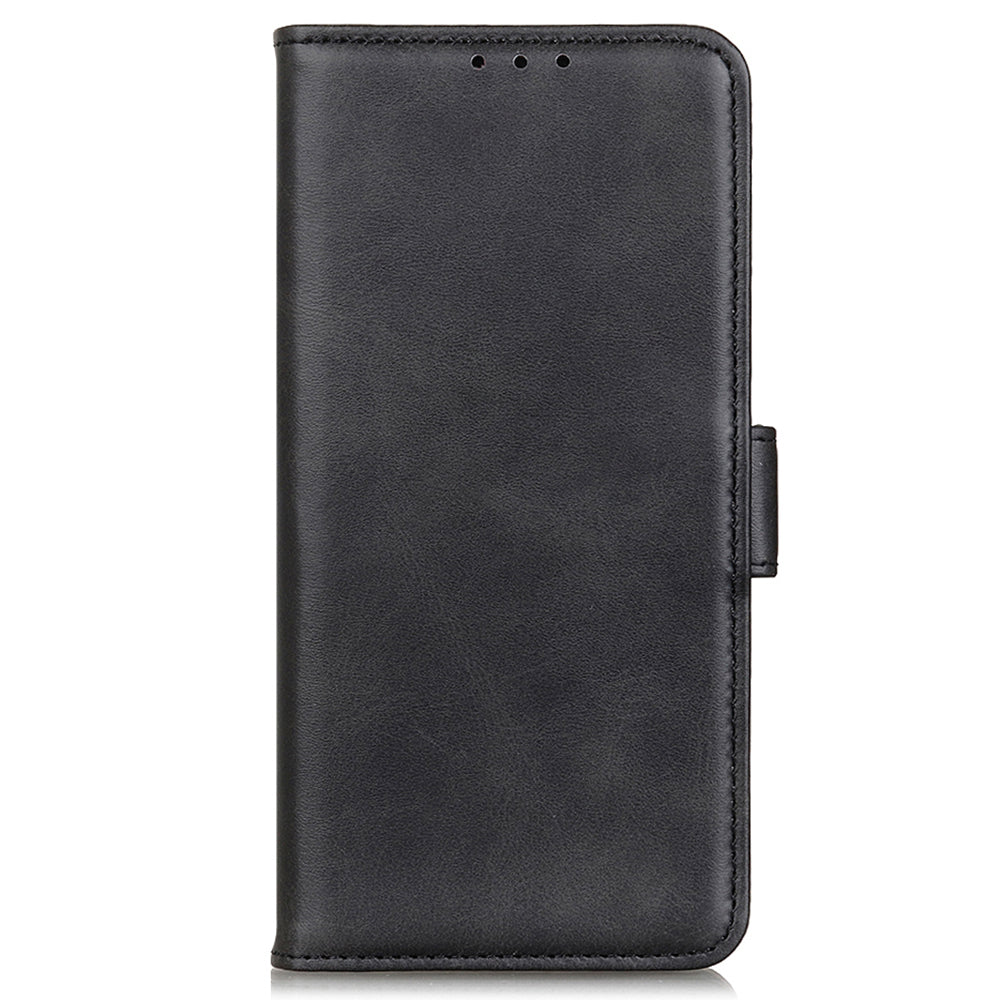 Anti-scratch Shockproof Magnetic Clasp Leather Phone Case Shell for Samsung Galaxy S20 FE 4G/5G/S20 Lite/S20 FE 2022 - Black