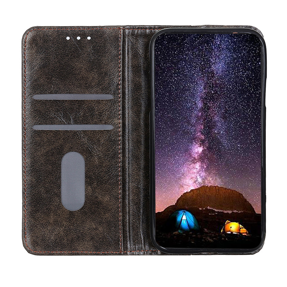 Auto-absorbed Leather Mobile Phone Cover for Samsung Galaxy S20 FE/S20 Fan Edition/S20 FE 5G/S20 Fan Edition 5G/S20 Lite/S20 Lite - Coffee