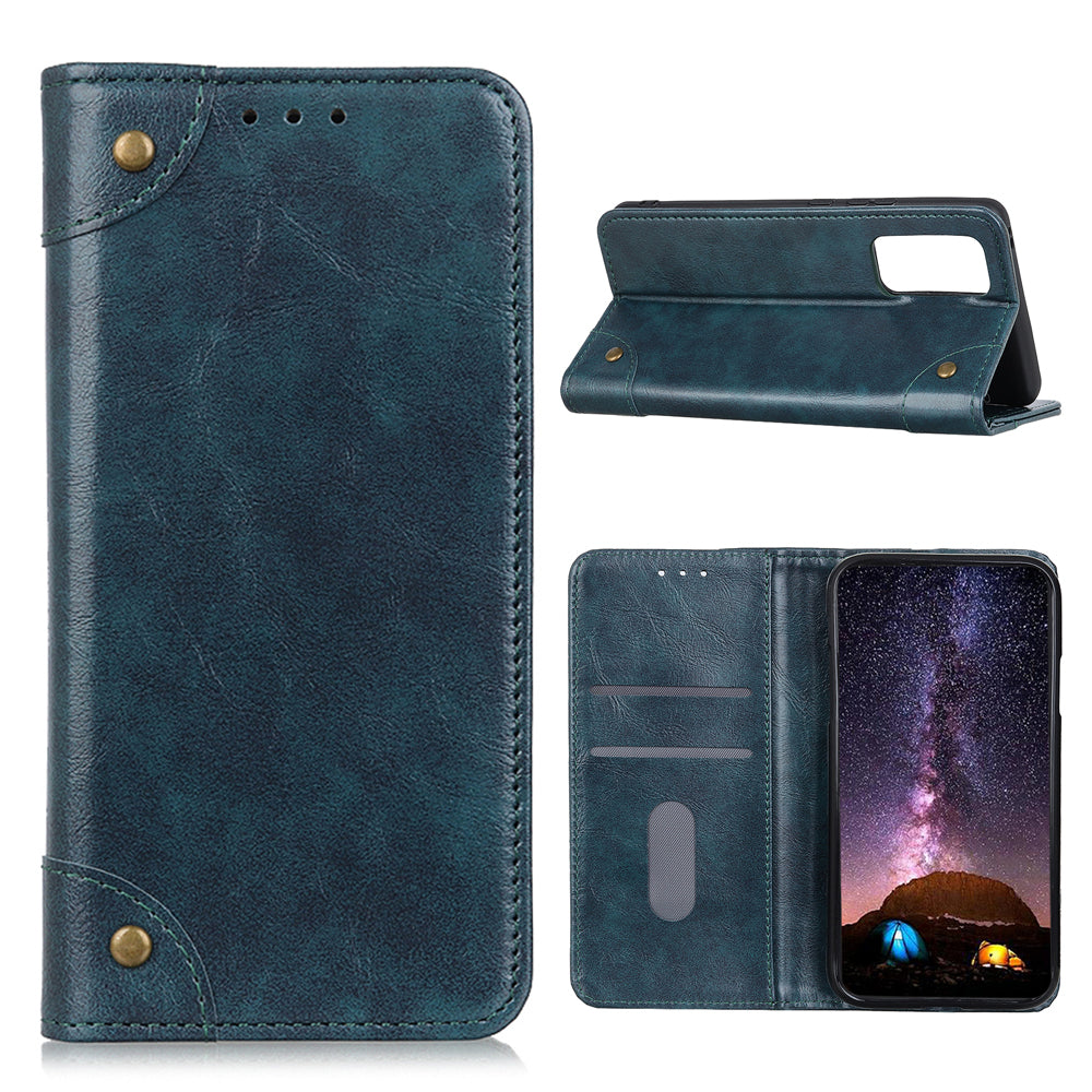 Auto-absorbed Leather Mobile Phone Cover for Samsung Galaxy S20 FE/S20 Fan Edition/S20 FE 5G/S20 Fan Edition 5G/S20 Lite/S20 Lite - Blue