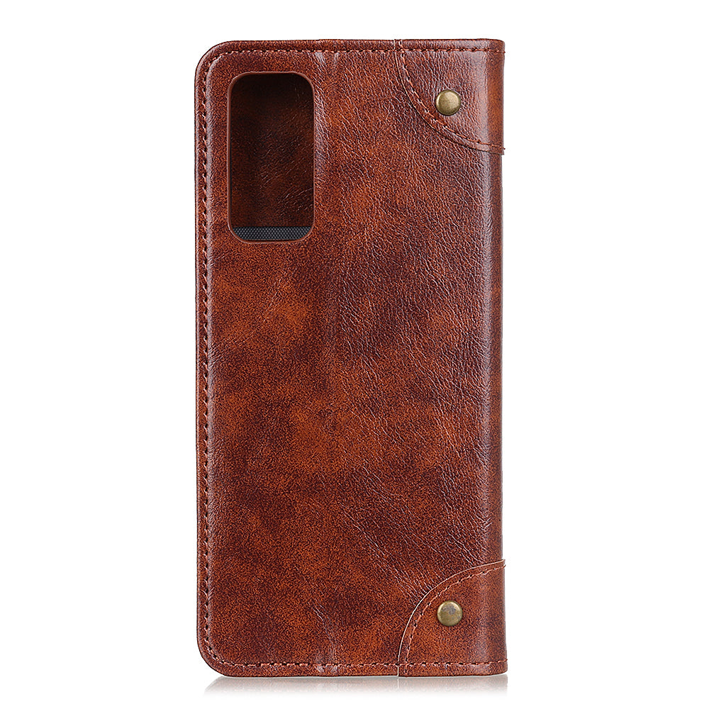 Auto-absorbed Leather Mobile Phone Cover for Samsung Galaxy S20 FE/S20 Fan Edition/S20 FE 5G/S20 Fan Edition 5G/S20 Lite/S20 Lite - Brown