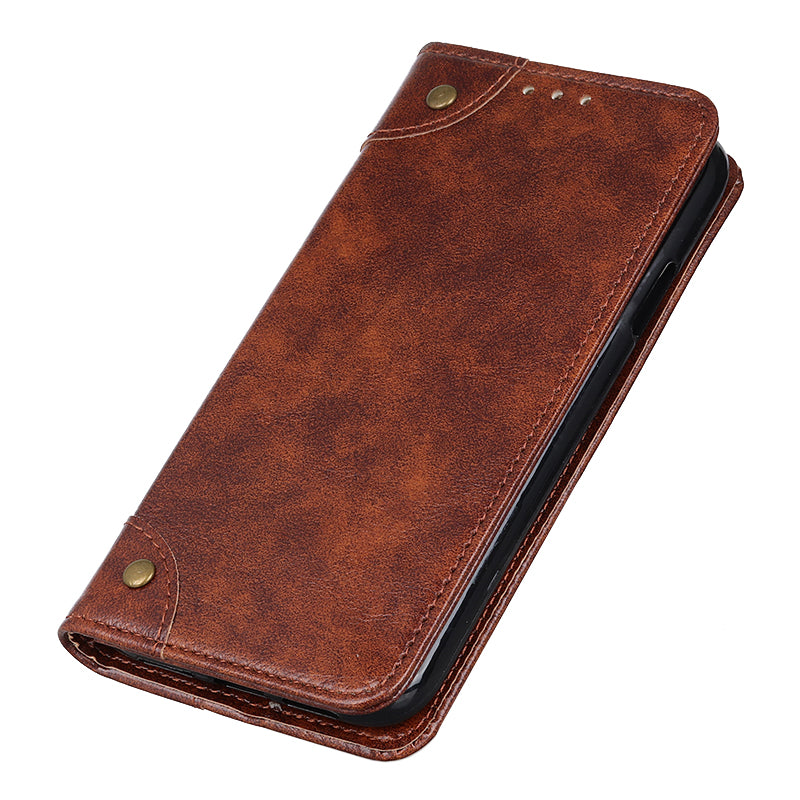 Auto-absorbed Leather Mobile Phone Cover for Samsung Galaxy S20 FE/S20 Fan Edition/S20 FE 5G/S20 Fan Edition 5G/S20 Lite/S20 Lite - Brown