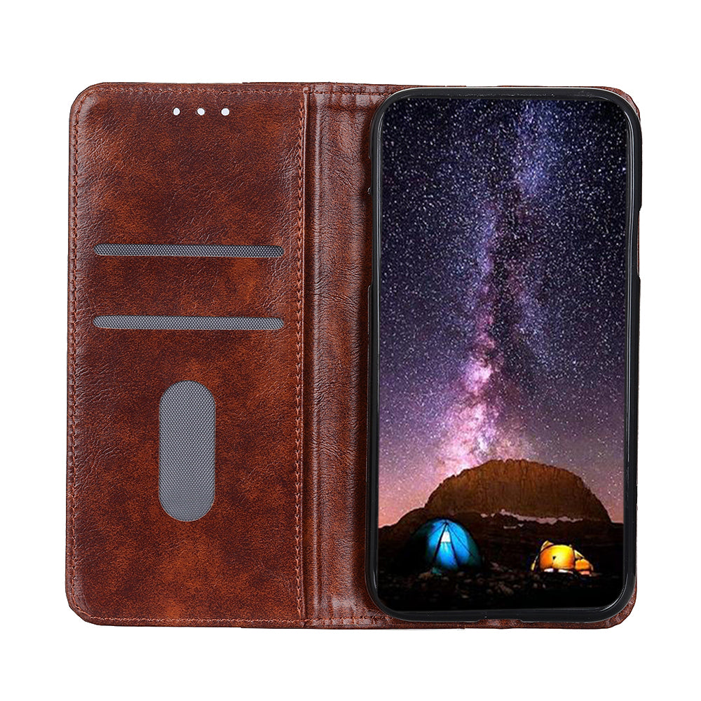 Auto-absorbed Leather Mobile Phone Cover for Samsung Galaxy S20 FE/S20 Fan Edition/S20 FE 5G/S20 Fan Edition 5G/S20 Lite/S20 Lite - Brown