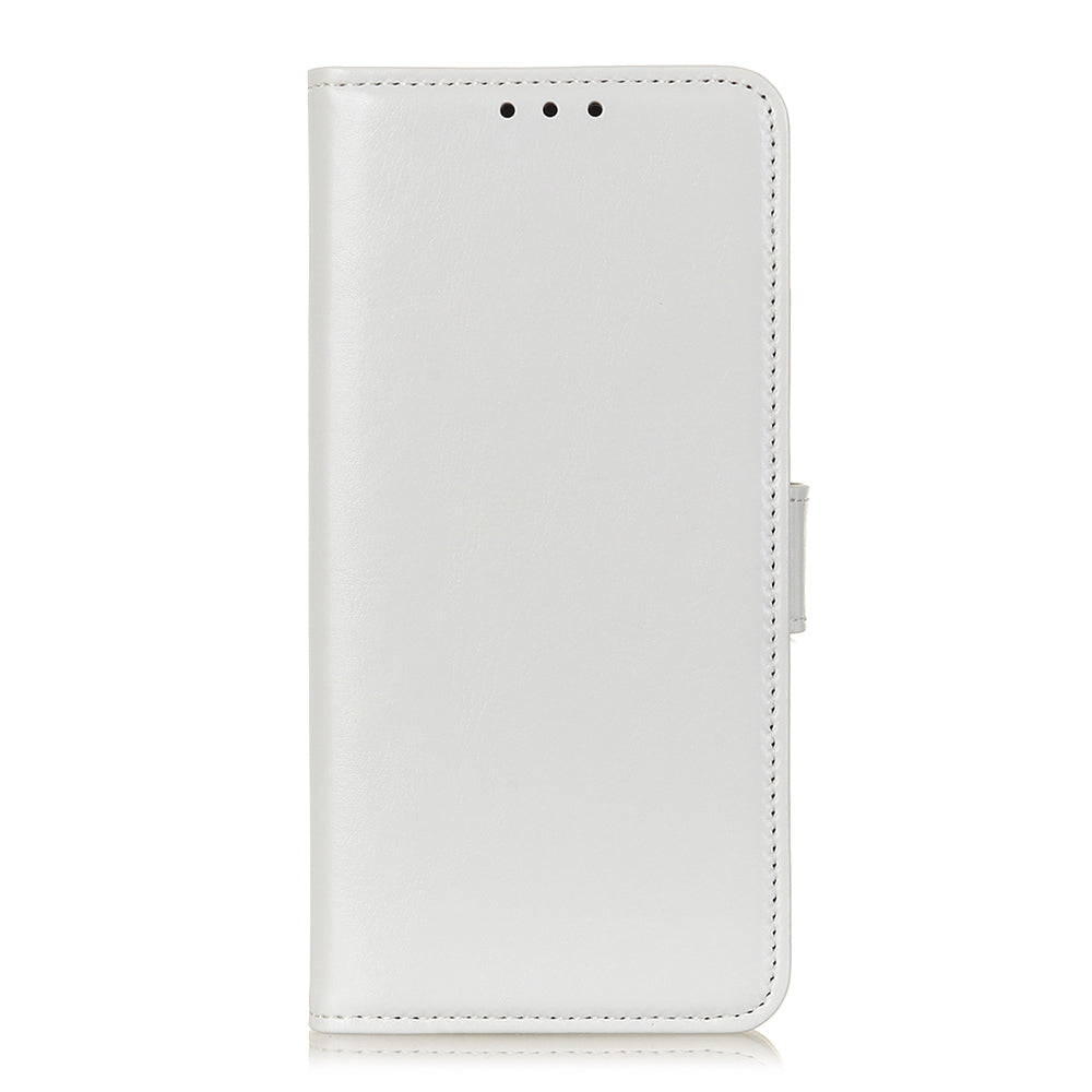 Crazy Horse Texture Leather Wallet Cell Phone Shell Smart Phone Case Bag for Samsung Galaxy S20 FE/S20 Fan Edition/S20 FE 5G/S20 Fan Edition 5G/S20 Lite/S20 Lite - White