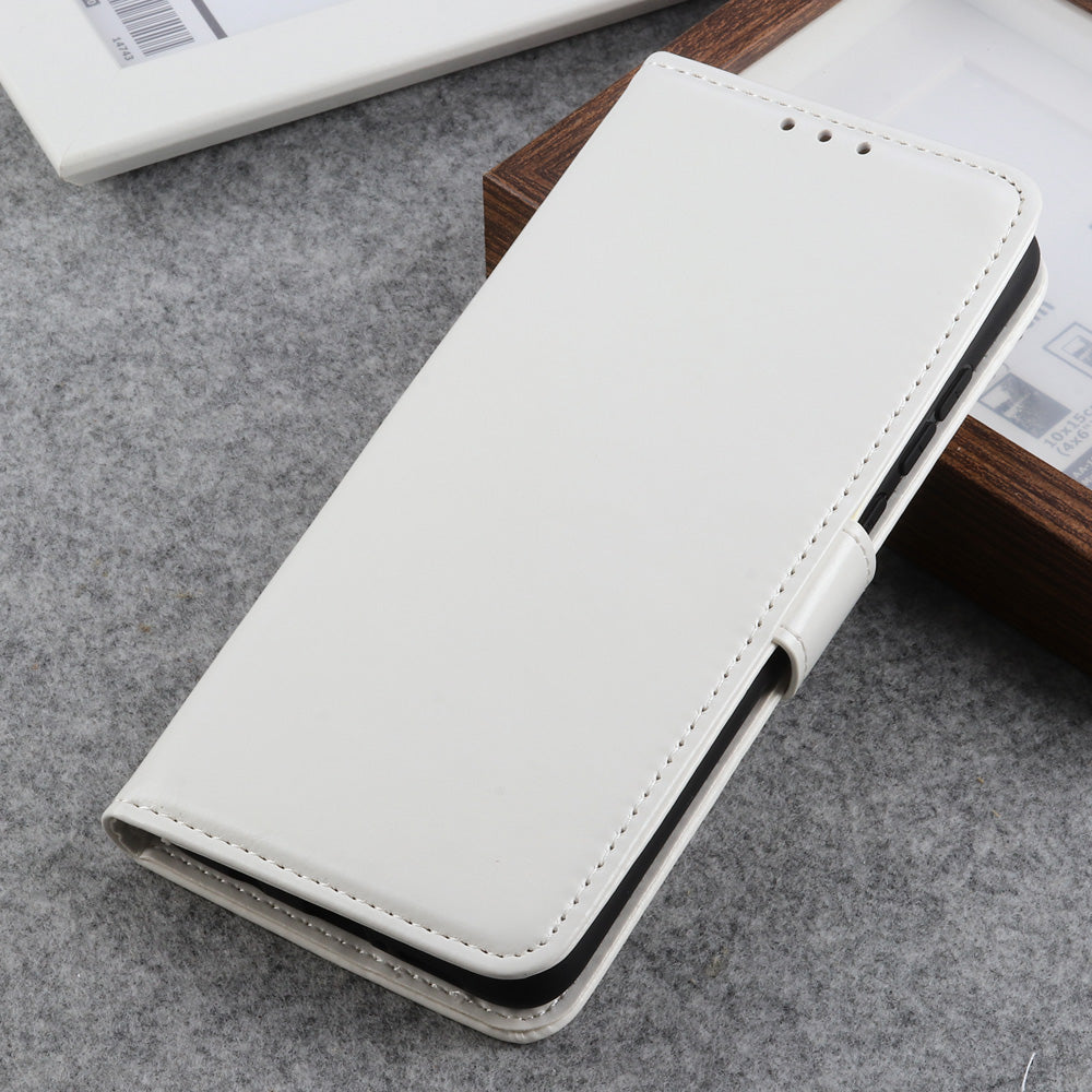 Crazy Horse Texture Leather Wallet Cell Phone Shell Smart Phone Case Bag for Samsung Galaxy S20 FE/S20 Fan Edition/S20 FE 5G/S20 Fan Edition 5G/S20 Lite/S20 Lite - White