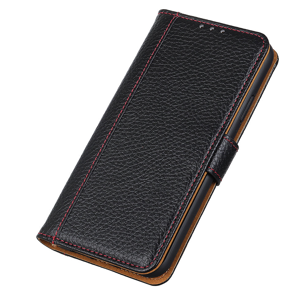 Litchi Texture Leather Wallet Case for Samsung Galaxy S20 FE/S20 Fan Edition/S20 FE 5G/S20 Fan Edition 5G/S20 Lite - Black