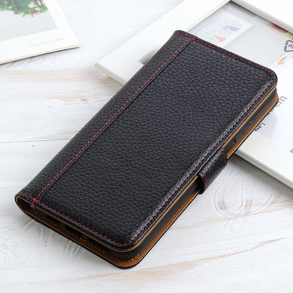 Litchi Texture Leather Wallet Case for Samsung Galaxy S20 FE/S20 Fan Edition/S20 FE 5G/S20 Fan Edition 5G/S20 Lite - Black