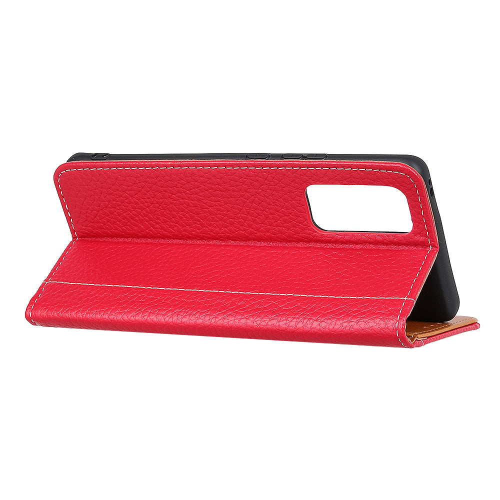 Litchi Texture Leather Wallet Stand Case for Samsung Galaxy S20 FE/S20 Fan Edition/S20 FE 5G/S20 Fan Edition 5G/S20 Lite - Red