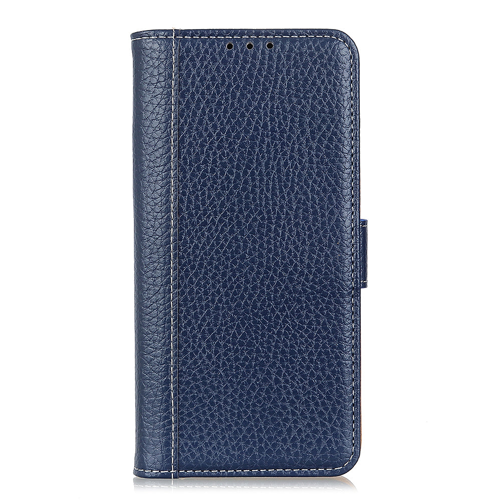 Litchi Texture Leather Wallet Stand Case for Samsung Galaxy S20 FE/S20 Fan Edition/S20 FE 5G/S20 Fan Edition 5G/S20 Lite - Blue