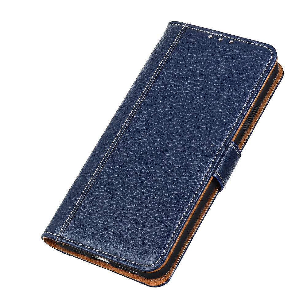 Litchi Texture Leather Wallet Stand Case for Samsung Galaxy S20 FE/S20 Fan Edition/S20 FE 5G/S20 Fan Edition 5G/S20 Lite - Blue