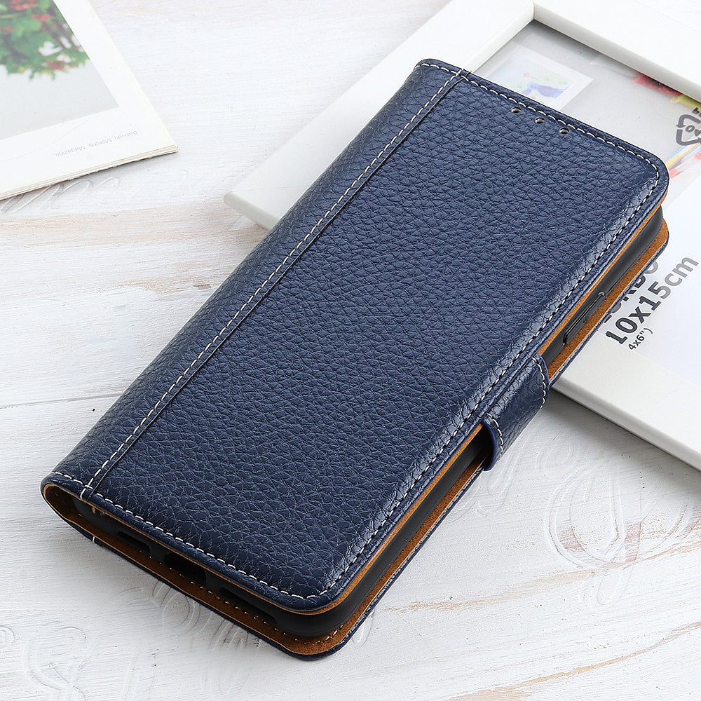 Litchi Texture Leather Wallet Stand Case for Samsung Galaxy S20 FE/S20 Fan Edition/S20 FE 5G/S20 Fan Edition 5G/S20 Lite - Blue