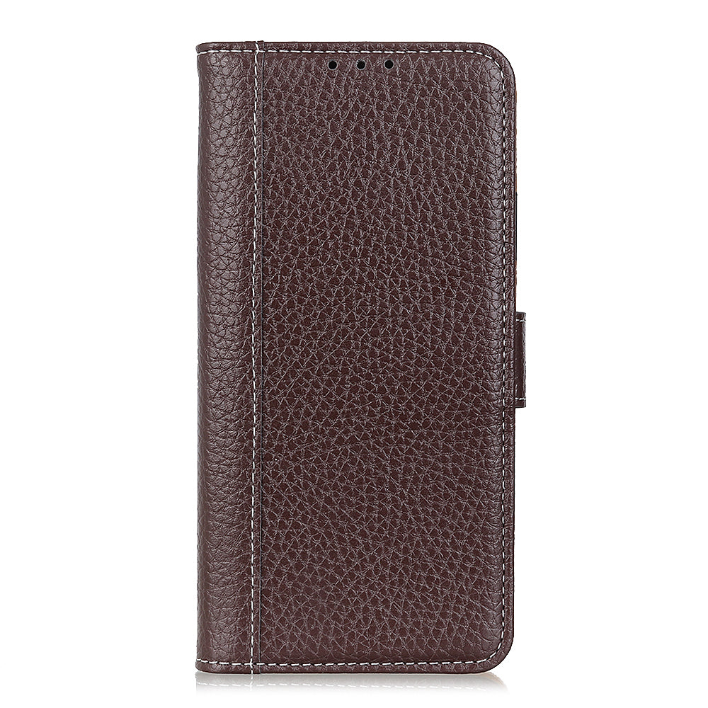 Litchi Texture Leather Wallet Stand Case for Samsung Galaxy S20 FE/S20 Fan Edition/S20 FE 5G/S20 Fan Edition 5G/S20 Lite - Brown