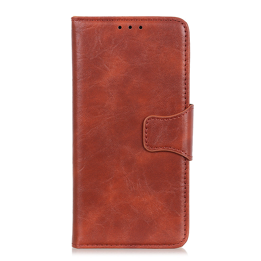 Crazy Horse Skin Split Leather Protective Shell for Samsung Galaxy S20 FE/S20 Fan Edition/S20 FE 5G/S20 Fan Edition 5G/S20 Lite/Fan Edition - Brown