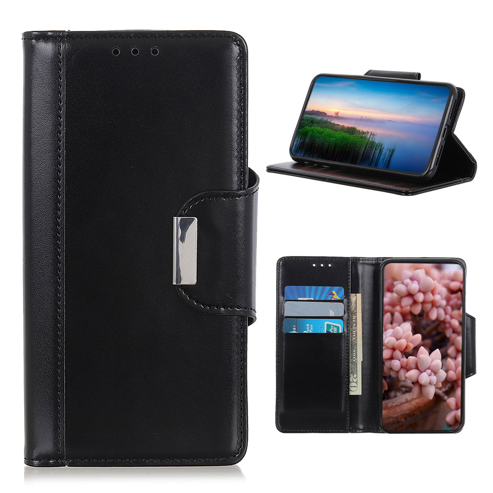 PU Leather Mobile Phone Case for Samsung Galaxy S20 FE/S20 Fan Edition/S20 FE 5G/S20 Fan Edition 5G/S20 Lite - Black