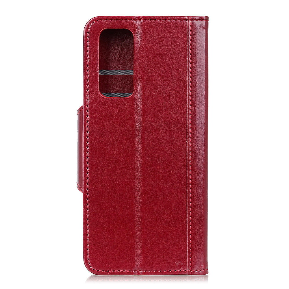 PU Leather Mobile Phone Case for Samsung Galaxy S20 FE/S20 Fan Edition/S20 FE 5G/S20 Fan Edition 5G/S20 Lite - Red