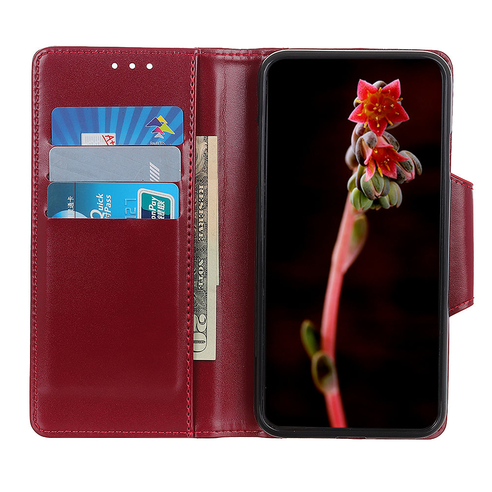 PU Leather Mobile Phone Case for Samsung Galaxy S20 FE/S20 Fan Edition/S20 FE 5G/S20 Fan Edition 5G/S20 Lite - Red