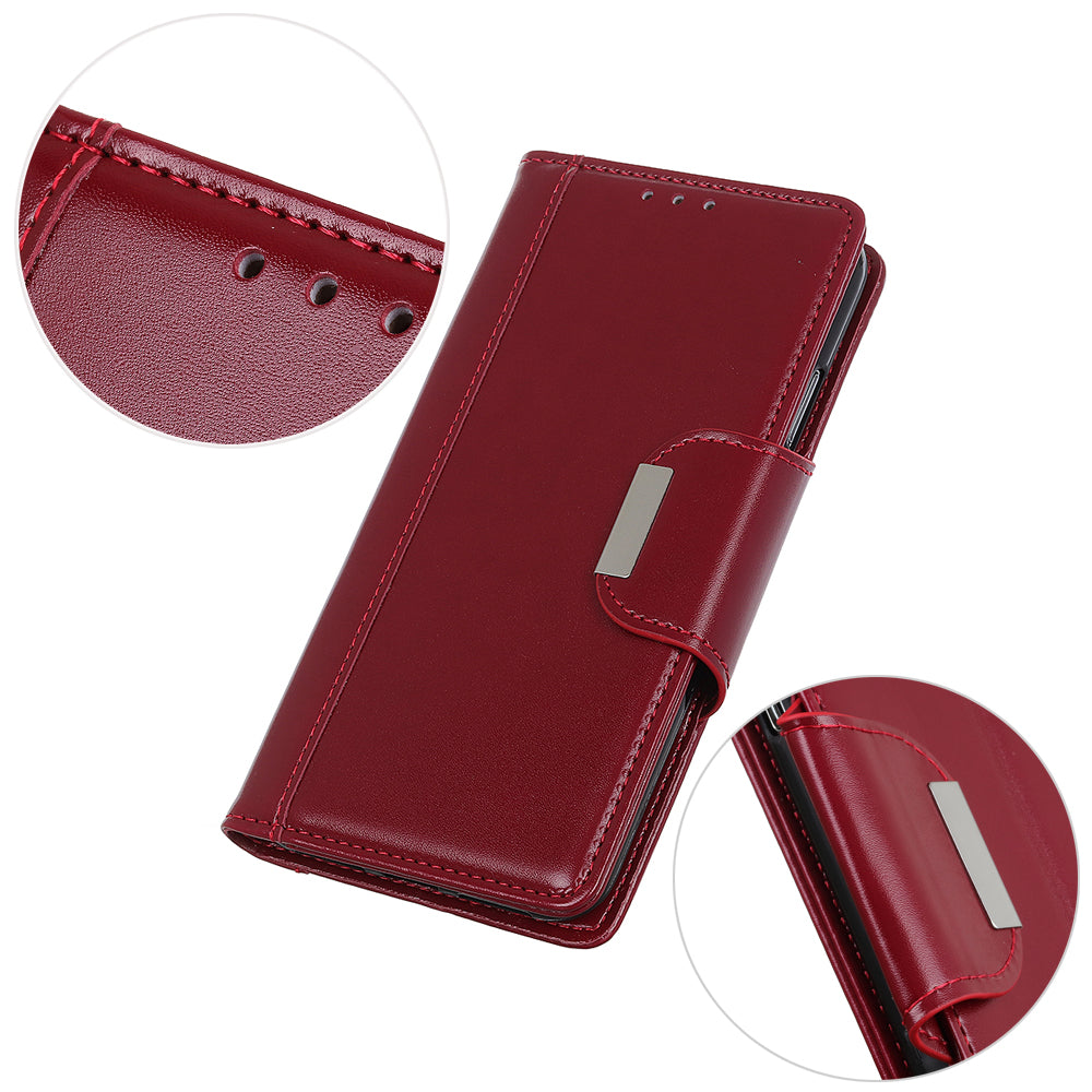 PU Leather Mobile Phone Case for Samsung Galaxy S20 FE/S20 Fan Edition/S20 FE 5G/S20 Fan Edition 5G/S20 Lite - Red