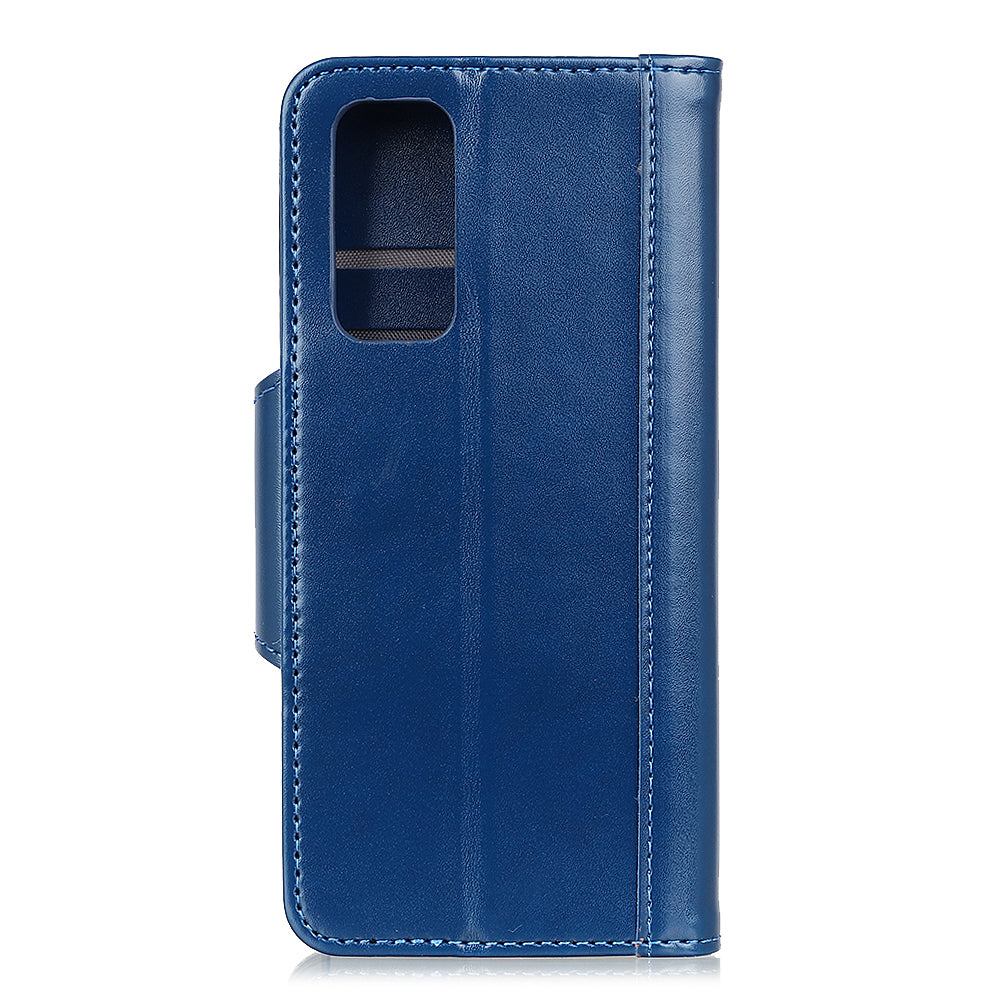 PU Leather Mobile Phone Case for Samsung Galaxy S20 FE/S20 Fan Edition/S20 FE 5G/S20 Fan Edition 5G/S20 Lite - Blue