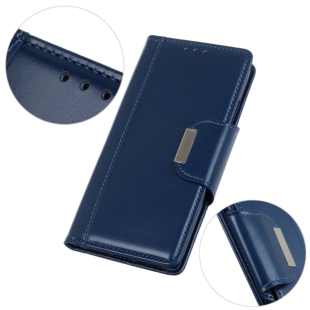 PU Leather Mobile Phone Case for Samsung Galaxy S20 FE/S20 Fan Edition/S20 FE 5G/S20 Fan Edition 5G/S20 Lite - Blue