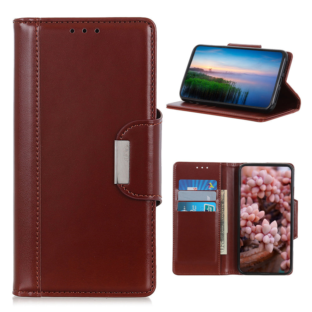 PU Leather Mobile Phone Case for Samsung Galaxy S20 FE/S20 Fan Edition/S20 FE 5G/S20 Fan Edition 5G/S20 Lite - Brown