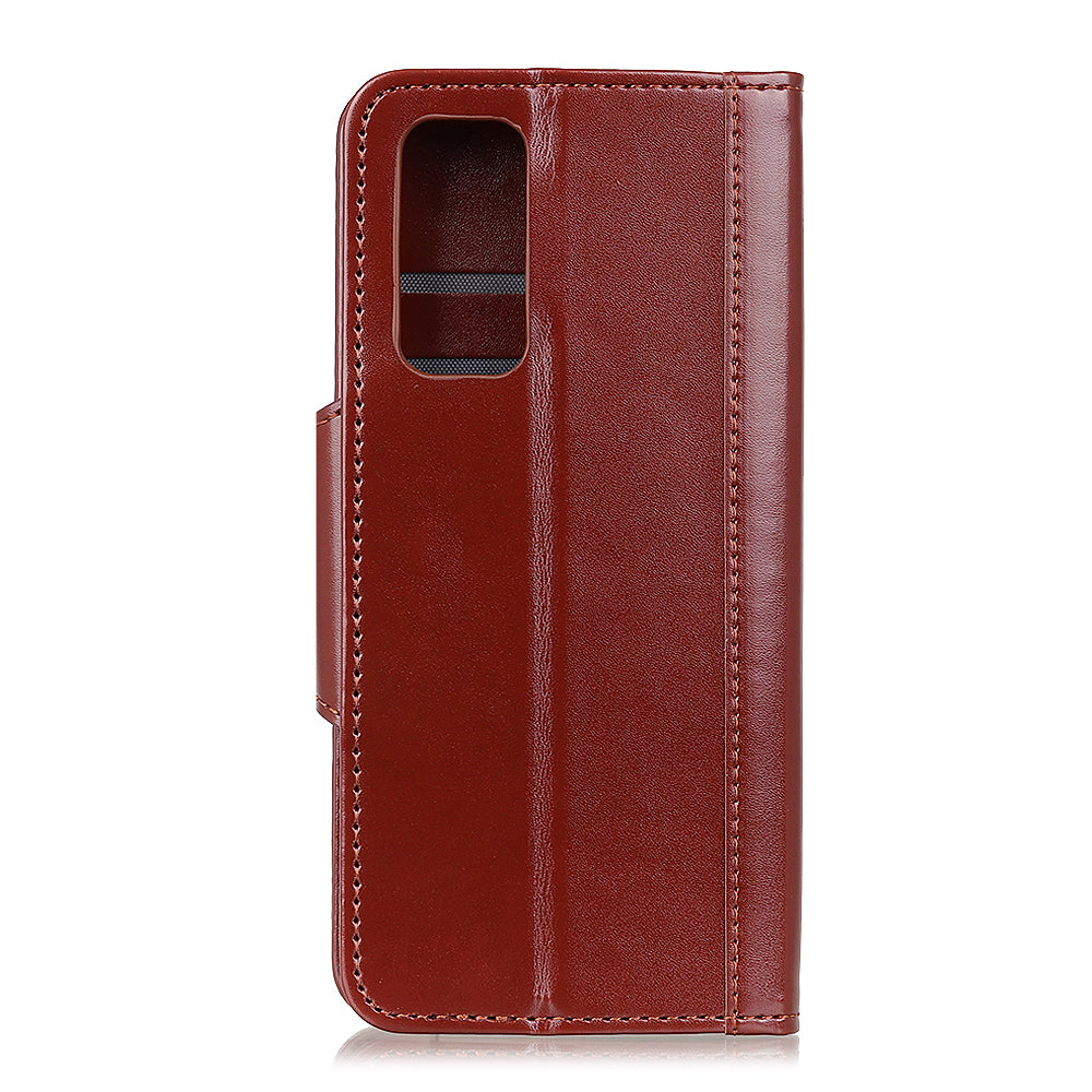 PU Leather Mobile Phone Case for Samsung Galaxy S20 FE/S20 Fan Edition/S20 FE 5G/S20 Fan Edition 5G/S20 Lite - Brown