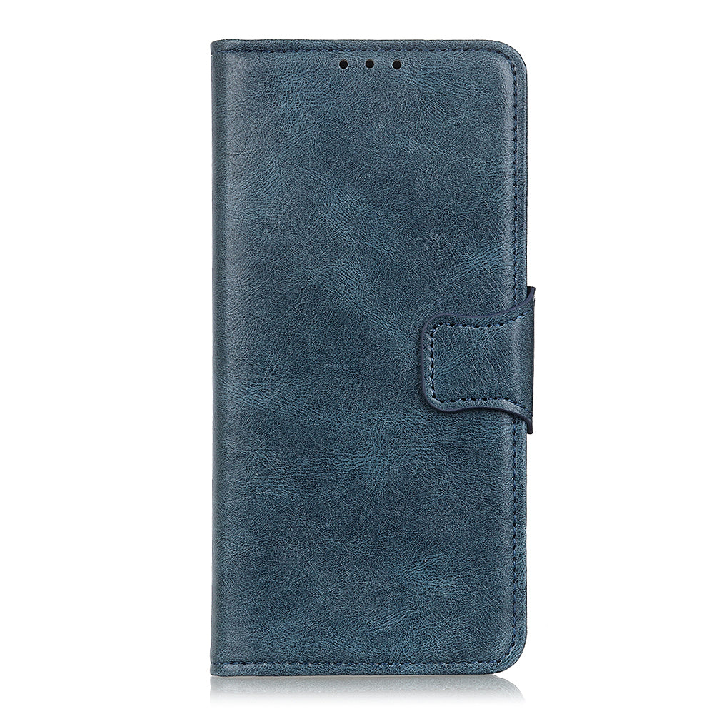 Crazy Horse Texture Leather Phone Cover for Samsung Galaxy S20 FE/S20 Fan Edition/S20 FE 5G/S20 Fan Edition 5G/S20 Lite - Blue