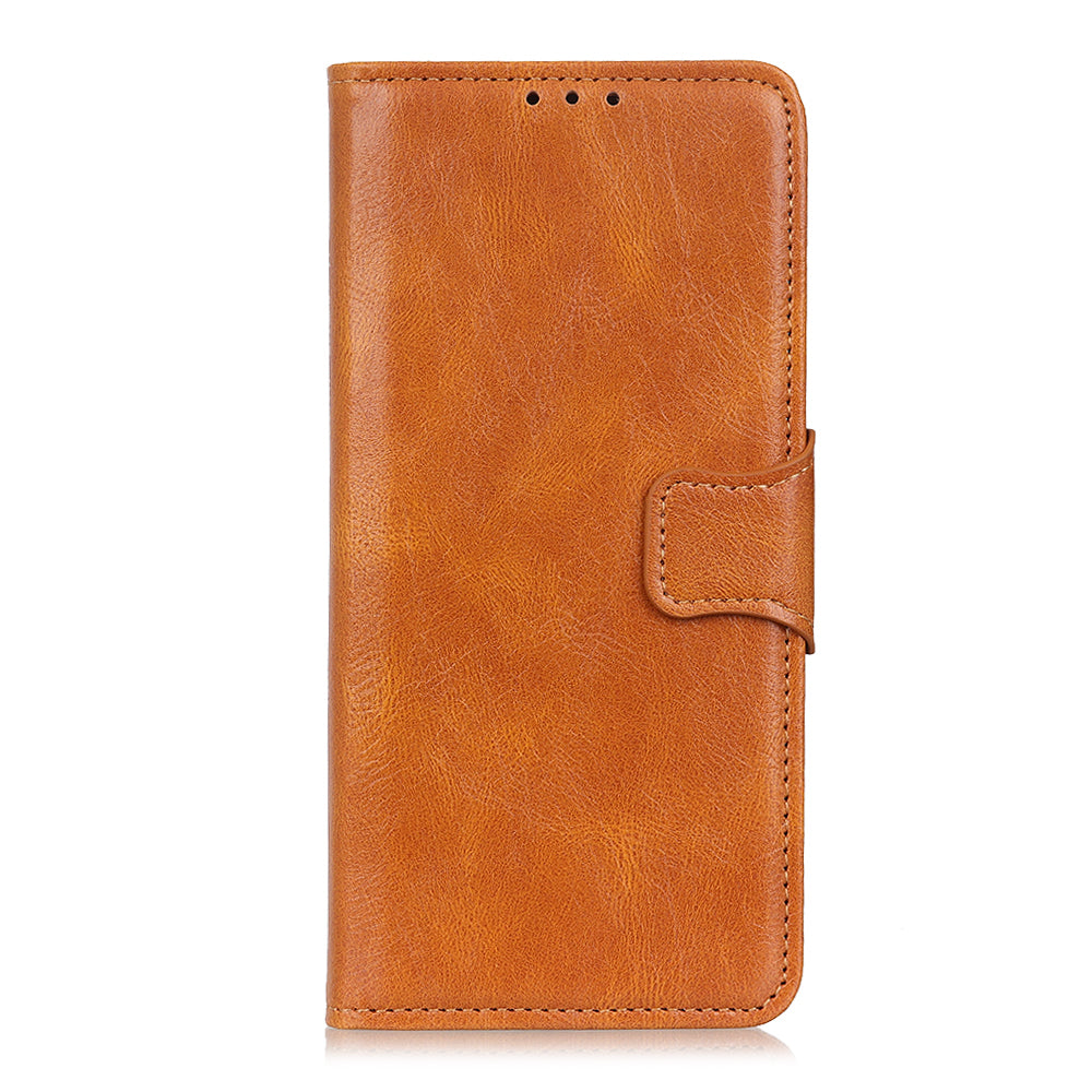 Crazy Horse Texture Leather Phone Cover for Samsung Galaxy S20 FE/S20 Fan Edition/S20 FE 5G/S20 Fan Edition 5G/S20 Lite - Brown