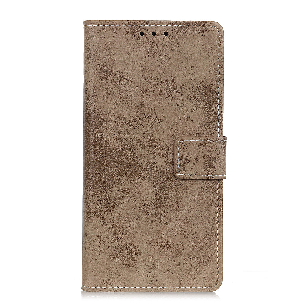 Retro PU Leather Magnetic Leather Shell for Samsung Galaxy S20 FE/S20 Fan Edition/S20 FE 5G/S20 Fan Edition 5G/S20 Lite - Khaki