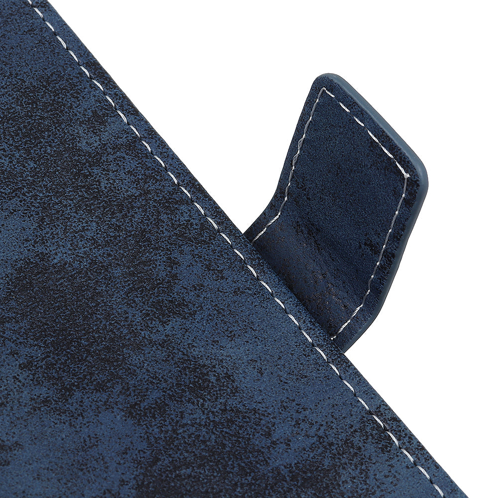 Retro PU Leather Magnetic Leather Shell for Samsung Galaxy S20 FE/S20 Fan Edition/S20 FE 5G/S20 Fan Edition 5G/S20 Lite - Blue