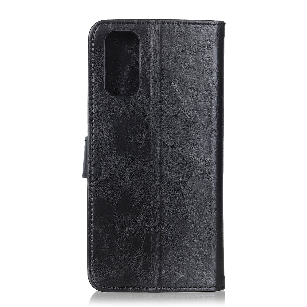 With Wallet Unique Leather Shell for Samsung Galaxy S20 FE/S20 Fan Edition/S20 FE 5G/S20 Fan Edition 5G/S20 Lite/S20 Lite - Black