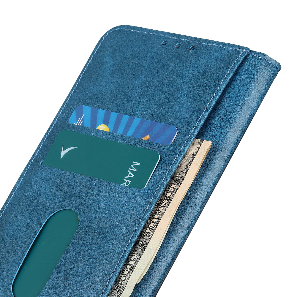 With Wallet Unique Leather Shell for Samsung Galaxy S20 FE/S20 Fan Edition/S20 FE 5G/S20 Fan Edition 5G/S20 Lite/S20 Lite - Blue