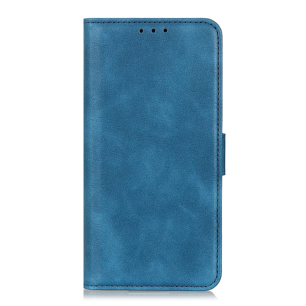 Litchi Skin Leather Case for Samsung Galaxy S20 FE/S20 Fan Edition/S20 FE 5G/S20 Fan Edition 5G/S20 Lite - Blue