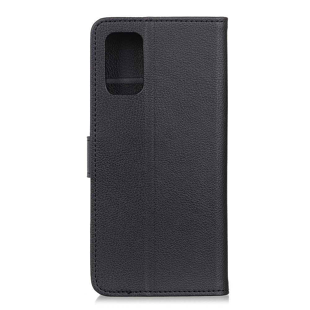 Litchi Texture Stylish Leather Phone Case for Samsung Galaxy S20 FE/S20 Fan Edition/S20 FE 5G/S20 Fan Edition 5G/S20 Lite - Black