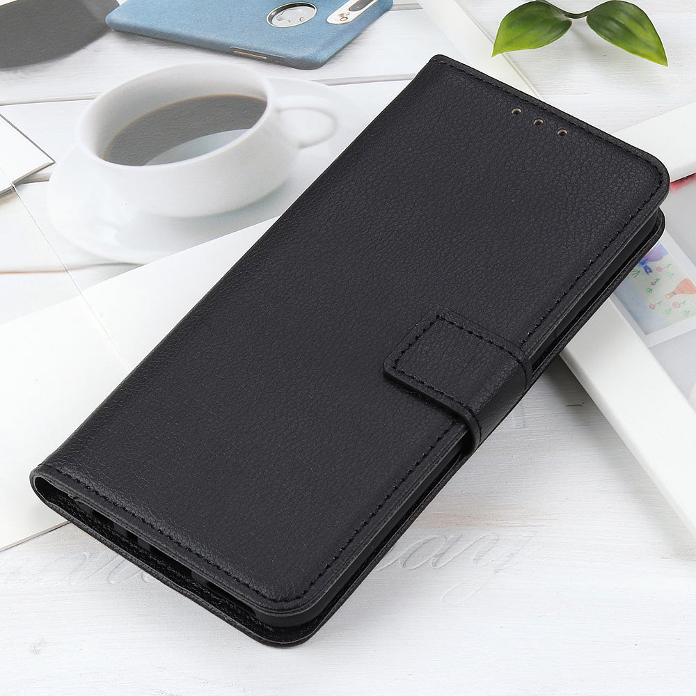 Litchi Texture Stylish Leather Phone Case for Samsung Galaxy S20 FE/S20 Fan Edition/S20 FE 5G/S20 Fan Edition 5G/S20 Lite - Black