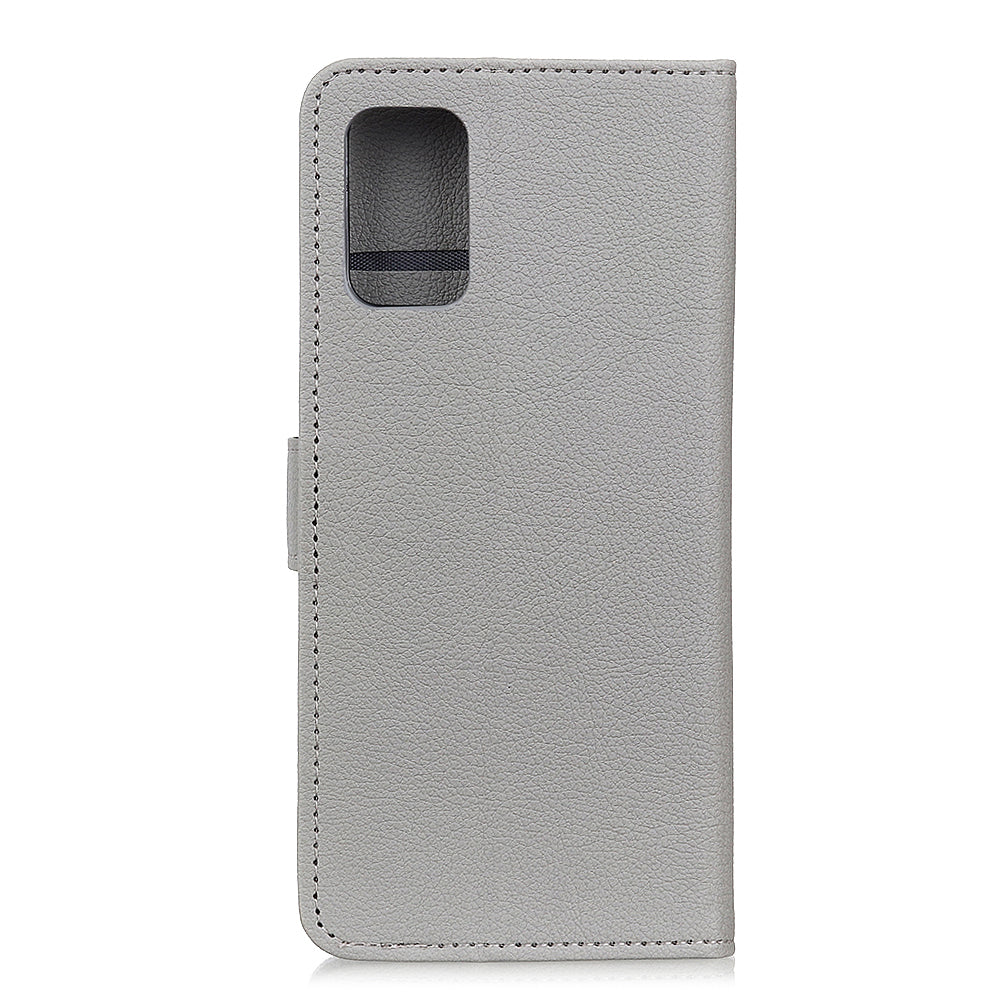 Litchi Texture Stylish Leather Phone Case for Samsung Galaxy S20 FE/S20 Fan Edition/S20 FE 5G/S20 Fan Edition 5G/S20 Lite - Grey