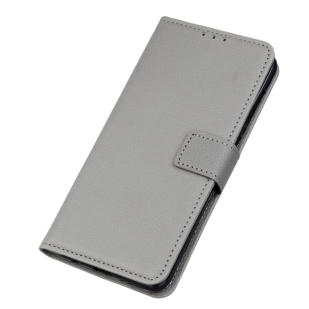 Litchi Texture Stylish Leather Phone Case for Samsung Galaxy S20 FE/S20 Fan Edition/S20 FE 5G/S20 Fan Edition 5G/S20 Lite - Grey