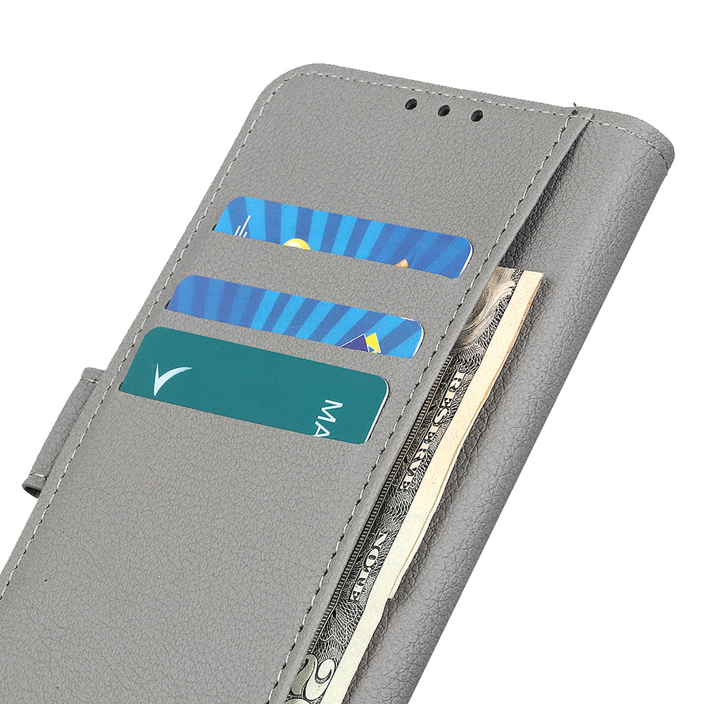 Litchi Texture Stylish Leather Phone Case for Samsung Galaxy S20 FE/S20 Fan Edition/S20 FE 5G/S20 Fan Edition 5G/S20 Lite - Grey