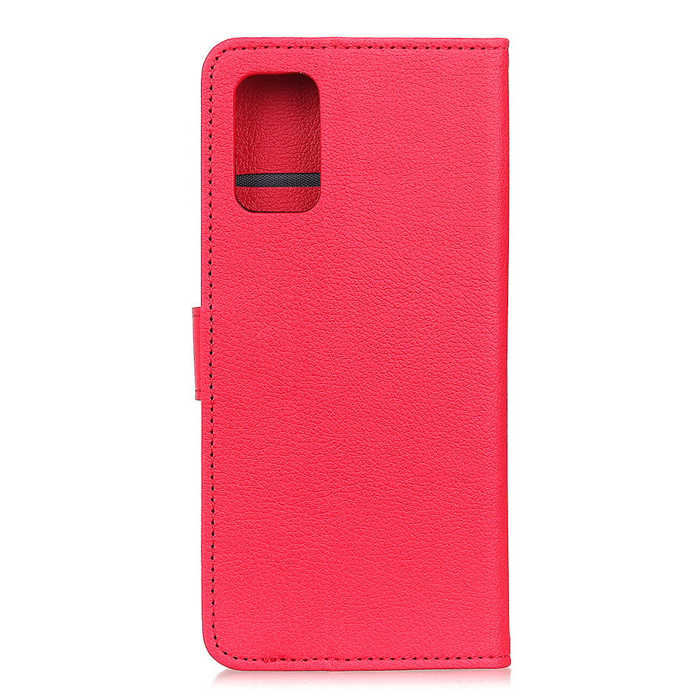 Litchi Texture Stylish Leather Phone Case for Samsung Galaxy S20 FE/S20 Fan Edition/S20 FE 5G/S20 Fan Edition 5G/S20 Lite - Red