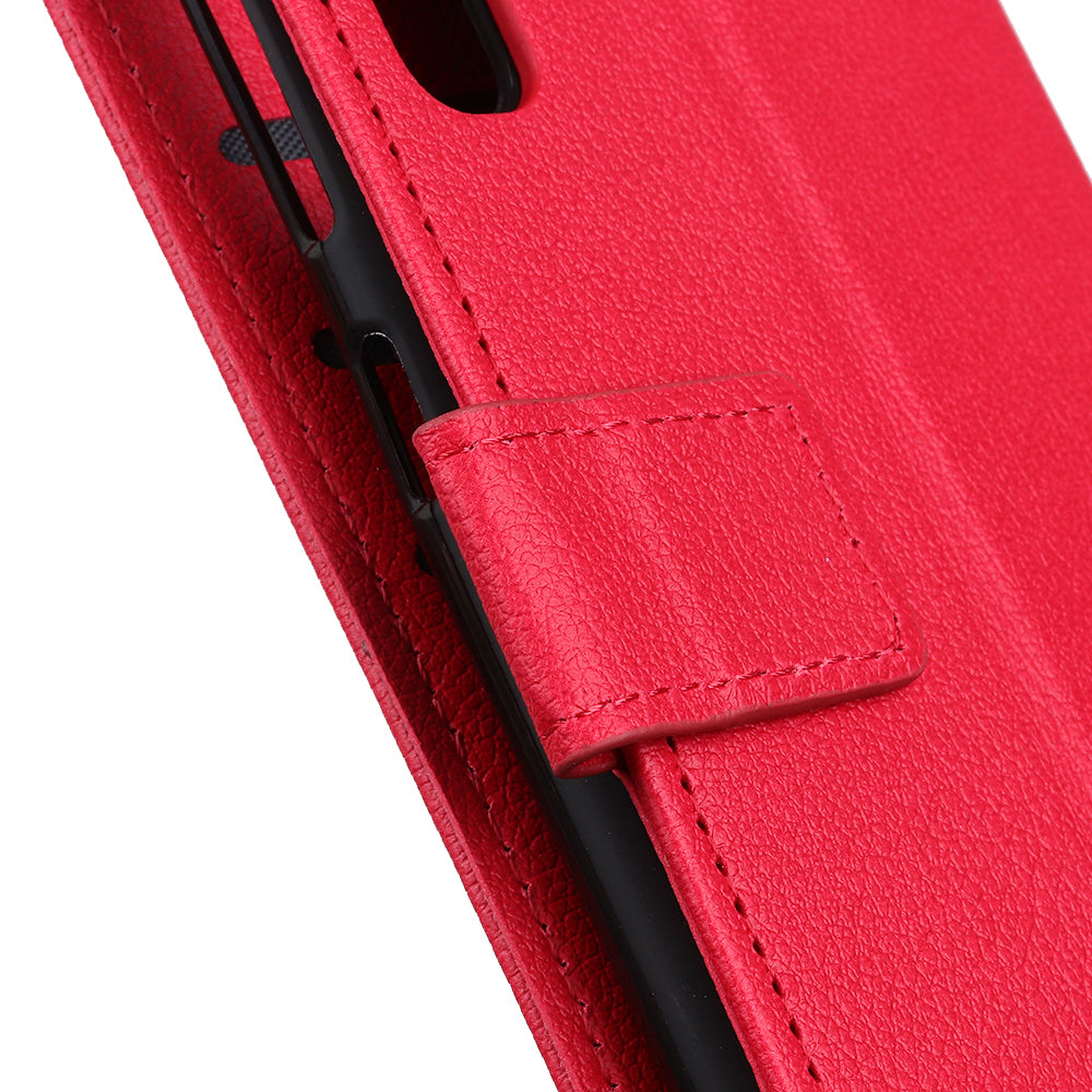 Litchi Texture Stylish Leather Phone Case for Samsung Galaxy S20 FE/S20 Fan Edition/S20 FE 5G/S20 Fan Edition 5G/S20 Lite - Red