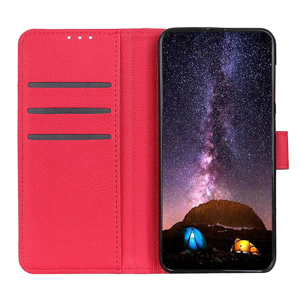 Litchi Texture Stylish Leather Phone Case for Samsung Galaxy S20 FE/S20 Fan Edition/S20 FE 5G/S20 Fan Edition 5G/S20 Lite - Red